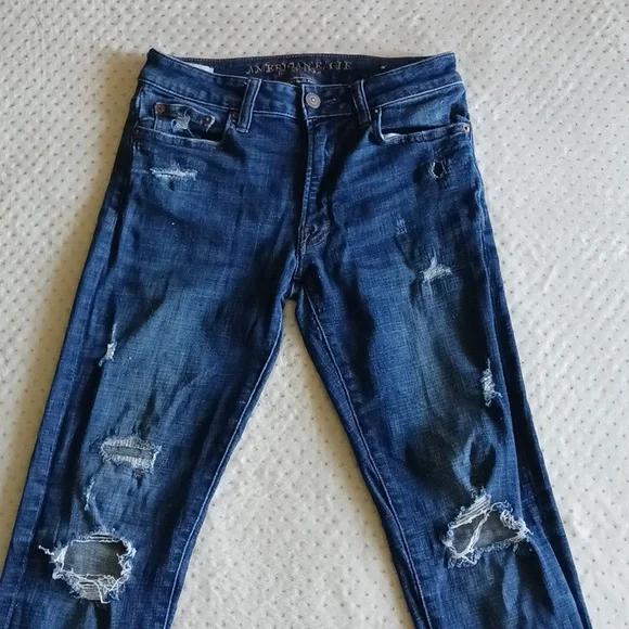 American Eagle distressed next level Stretch Jeans size 30 - Picture 16 of 16